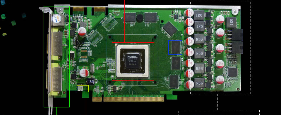 铭鑫视界风9600GTO-1GBD3TC UP98GT_MOD优化版裸卡