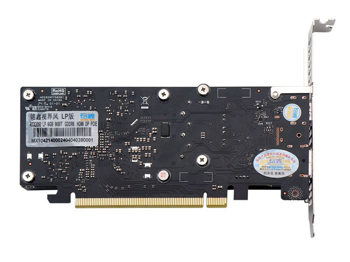 铭鑫视界风RTX3050-6GBD6 LP版